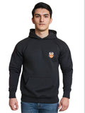 Men Printed Black Colour Hoodie