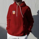 Red Ruffline Hoodie