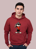 Mickey mouse Printed Maroon colour  hoodie{sweatshirt}