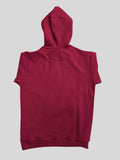 Men Printed Maroon colour  hoodie{sweatshirt}