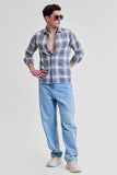 Grey Flannel Checks Shirt